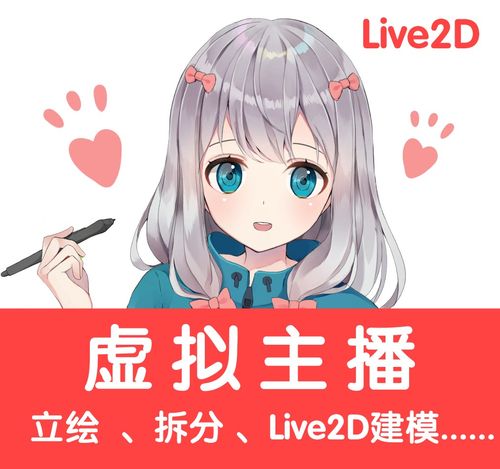 live2d虛擬人設(shè)繪畫(huà),虛擬主播live2D價(jià)格  第4張