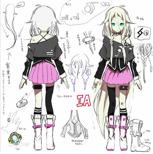 粉頭發(fā)的虛擬人物,粉色頭發(fā)的游戲人物  第2張